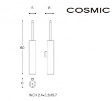 MEDIDAS ESCOBILLERO PARED MICRA COSMIC